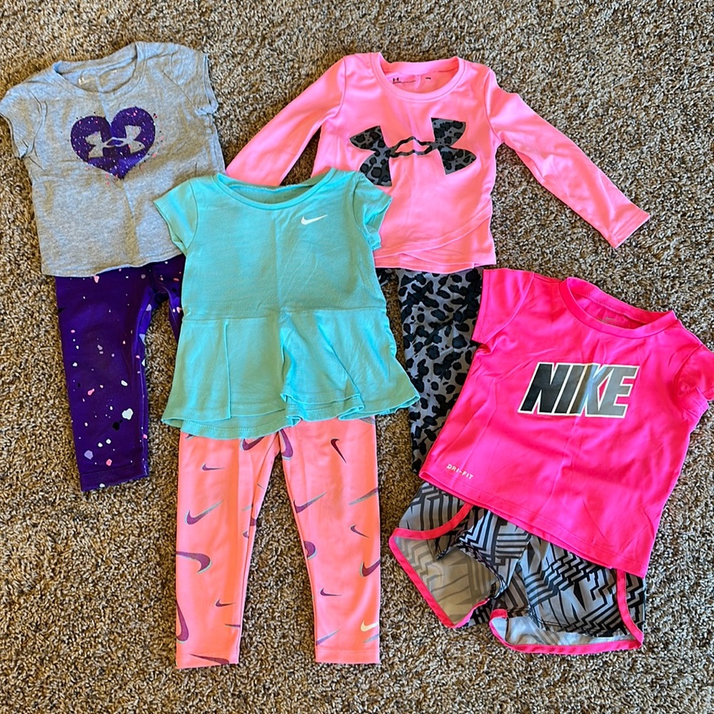 Under armour and Nike sets